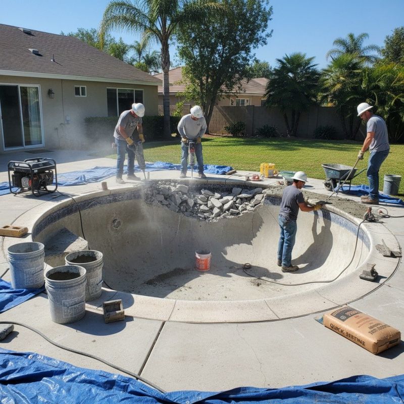 Concrete Pool Deck Repair